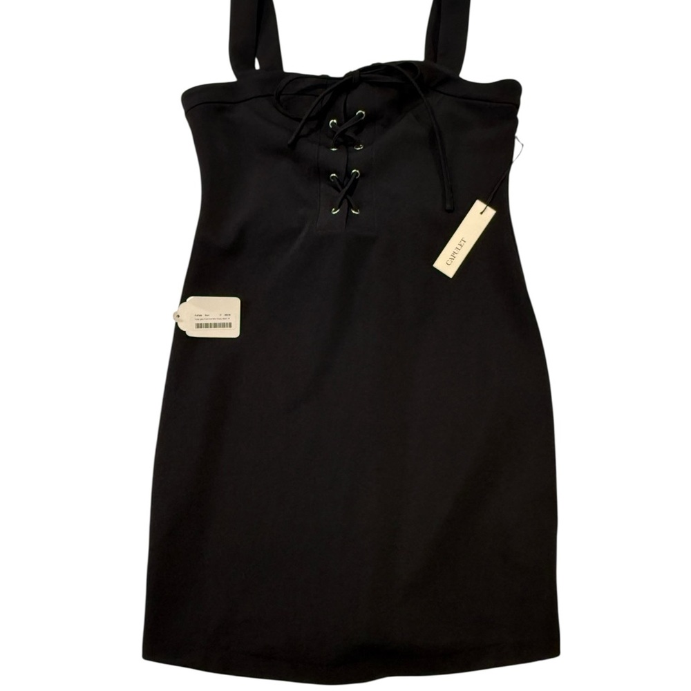 Capulet Black Lace Up Mini Dress NWT Strappy Bodycon Party Dress